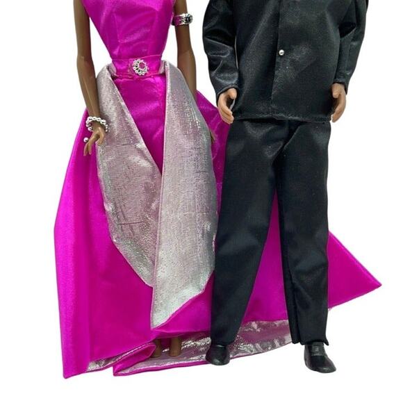 Integrity Toys 2000 Janay & Jordan Evening Formal African American Doll Set - Picture 4 of 8